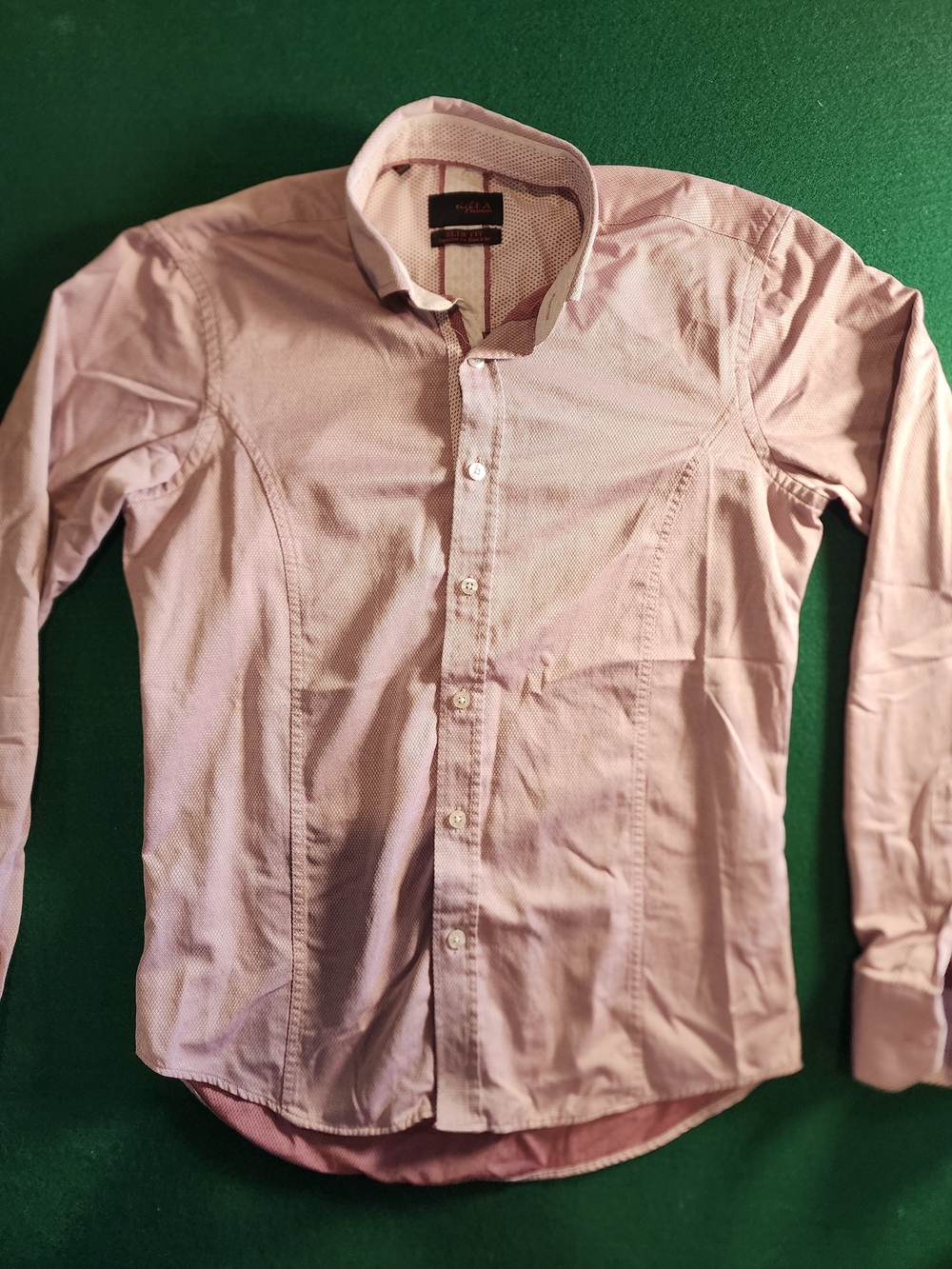Buckle Men's Light Pink Dress Shirt